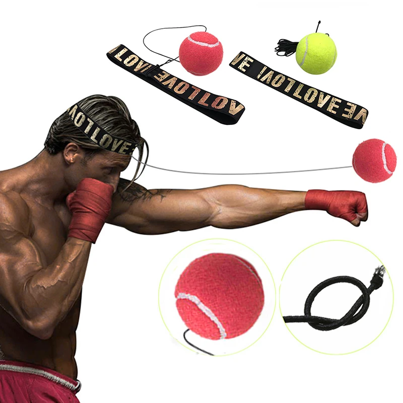 Boxing Punch Exercise Fight Ball With Head Band For Reflex Speed Training Boxing
