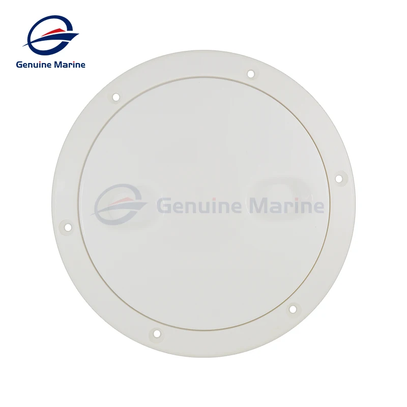 

Marine Boat RV ABS White Round 4" 5" 6' Access Hatch Cover Screw Out Deck Inspection Plate
