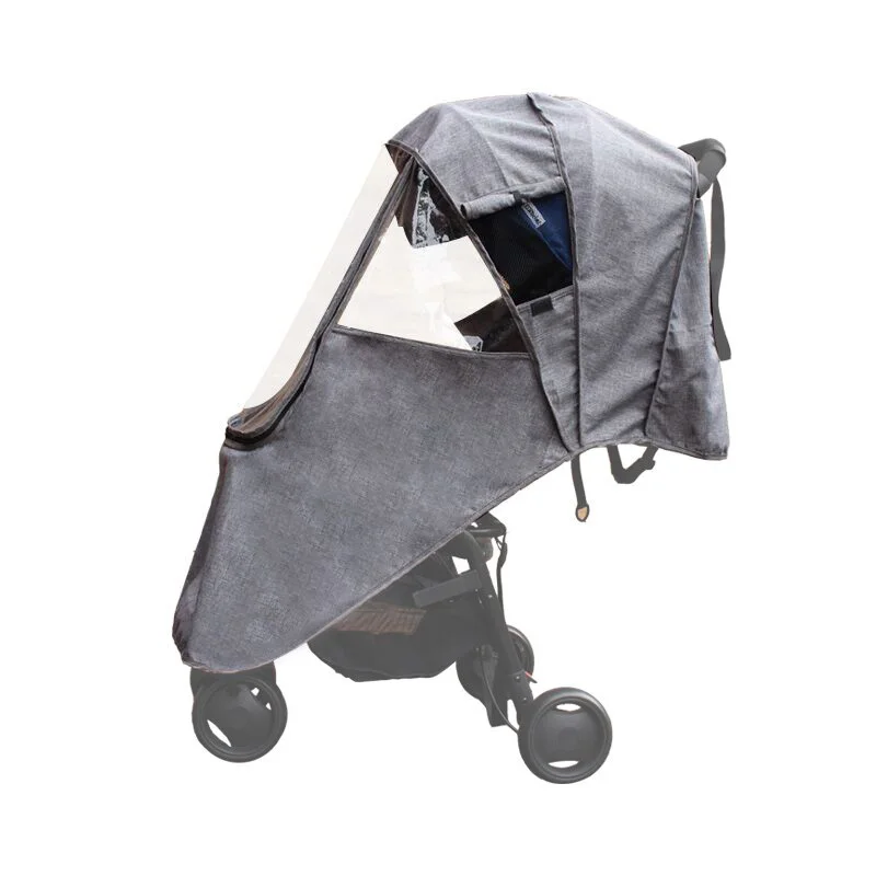 

Generic Baby Stroller Rain Cover Snow Wind Cover Baby Stroller Accessories Baby Carriage Weatherproof Children's Universal Coat
