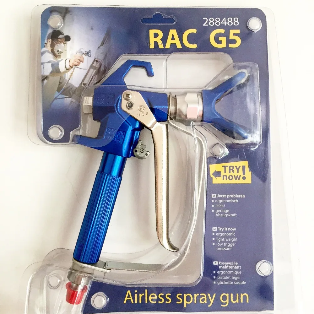 

Aftermarket Airless Spray Gun 288488,with RAC-X tip guard and RAC-X 517 nozzle tip,for tool G5 3600 PSI..