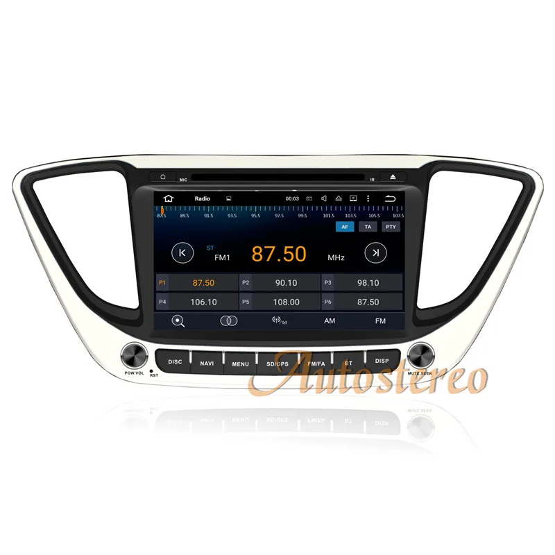 Sale Android6.0 7.1 Car CD DVD Player GPS Navigation for Hyundai Verna 2016 2017 Radio Audio multimedia Player Autostereo Satnav 5