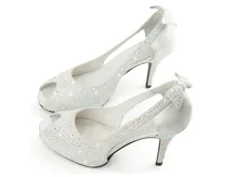 High Heel Peep Toe Shoes Woman Sandal Formal Dress Shoes Lady Wedding Bridal Shoes Party Evening Banquet Pumps Formal Shoes