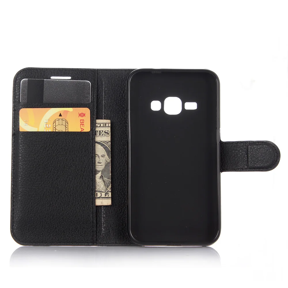 Flip Leather Case For Samsung Galaxy J1 2016 J120 J120f SM-J120F 4.5 inch Funda Luxury Wallet Cover Card Holder Coque Capa (16)