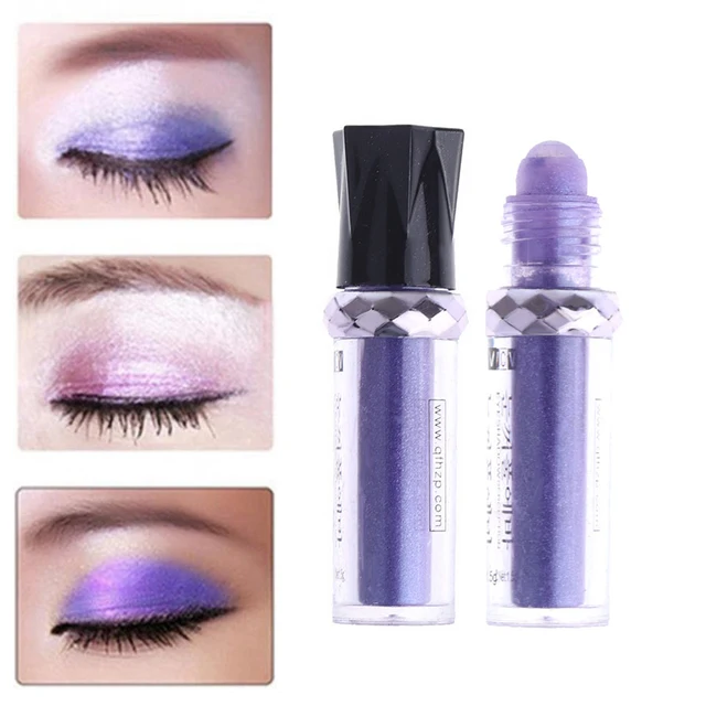 1Pc Makeup Glitter Single Roller Bottled Eyeshadow Pigment Loose Powder
