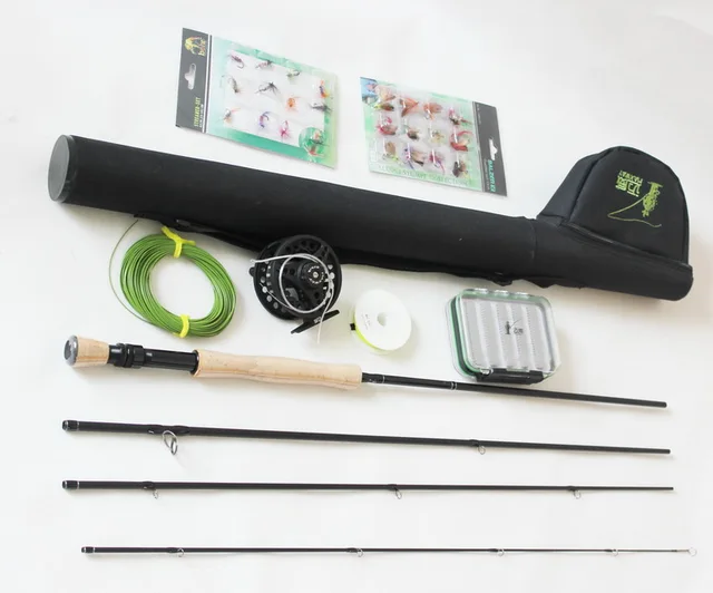 Best price at $108 Cheap MAXWAY CARBON FLY FISHING ROD COMBO 9' 7/8#