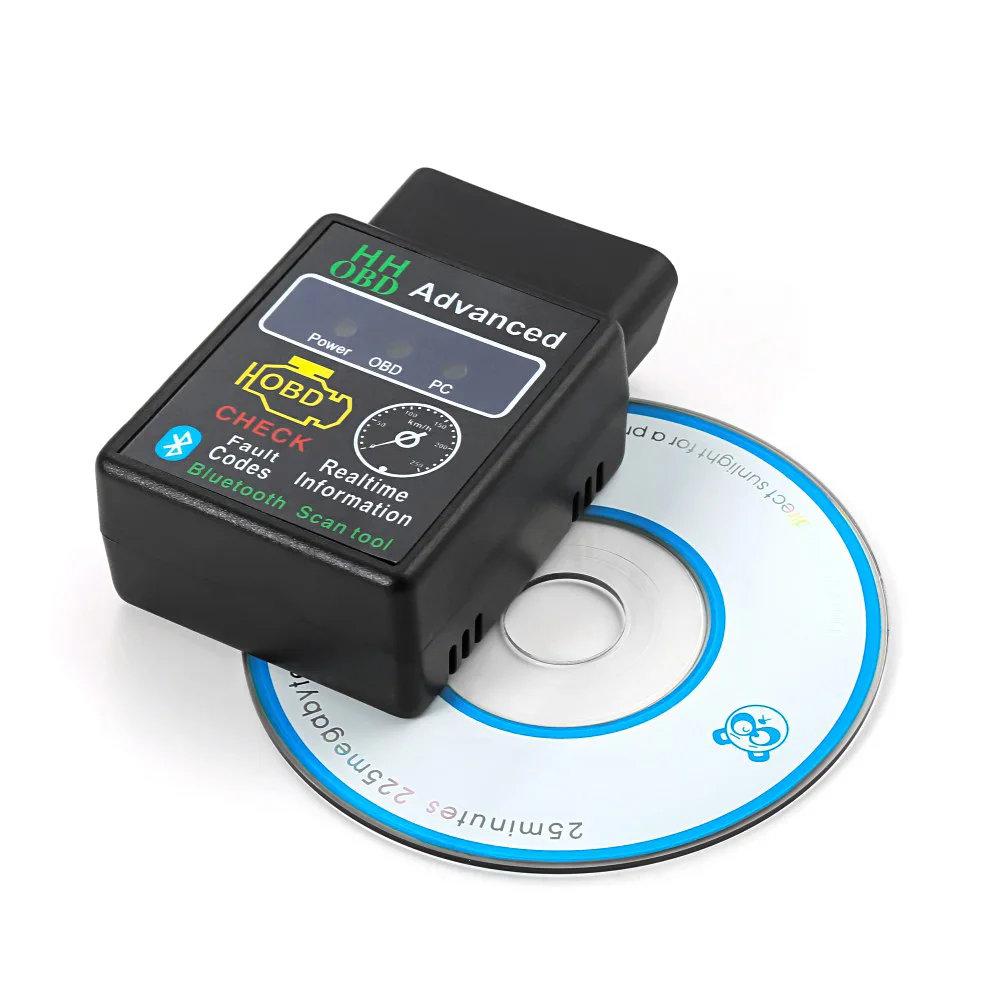 обд2 elm327 сканер для диагностики авто Мини ELM327 V2.1 Bluetooth HH OBD Расширенный OBDII OBD2 ELM 327