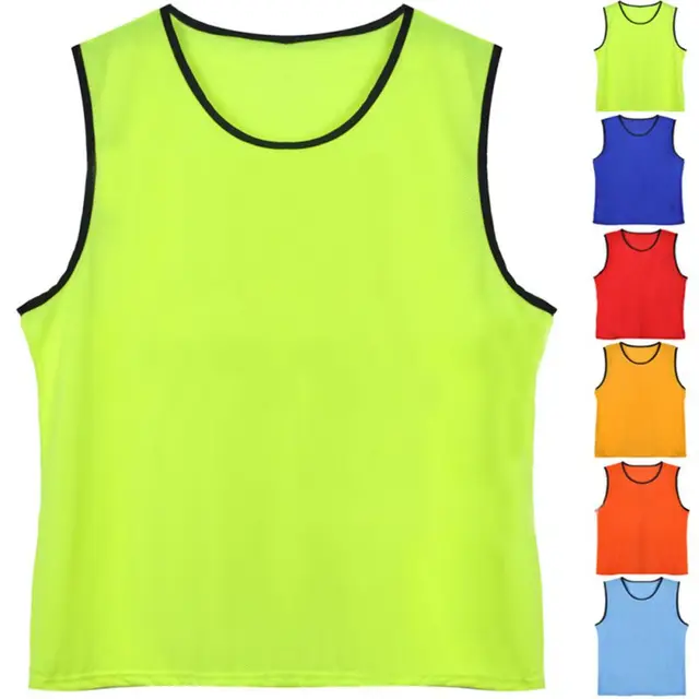 Men Mesh Football Match Sports Vest Soccer Rugby Training Bibs NewNin