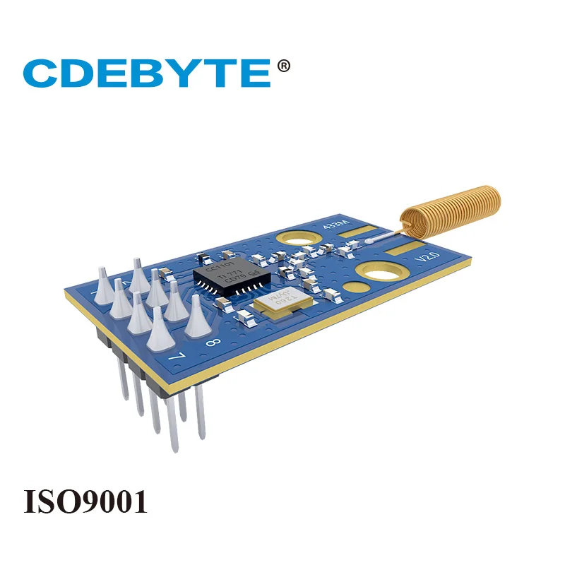 E07 M1101D TH CC1101 433 МГц 10 мВт пружинная антенна беспроводной трансивер CDEBYTE uhf10mW мгц