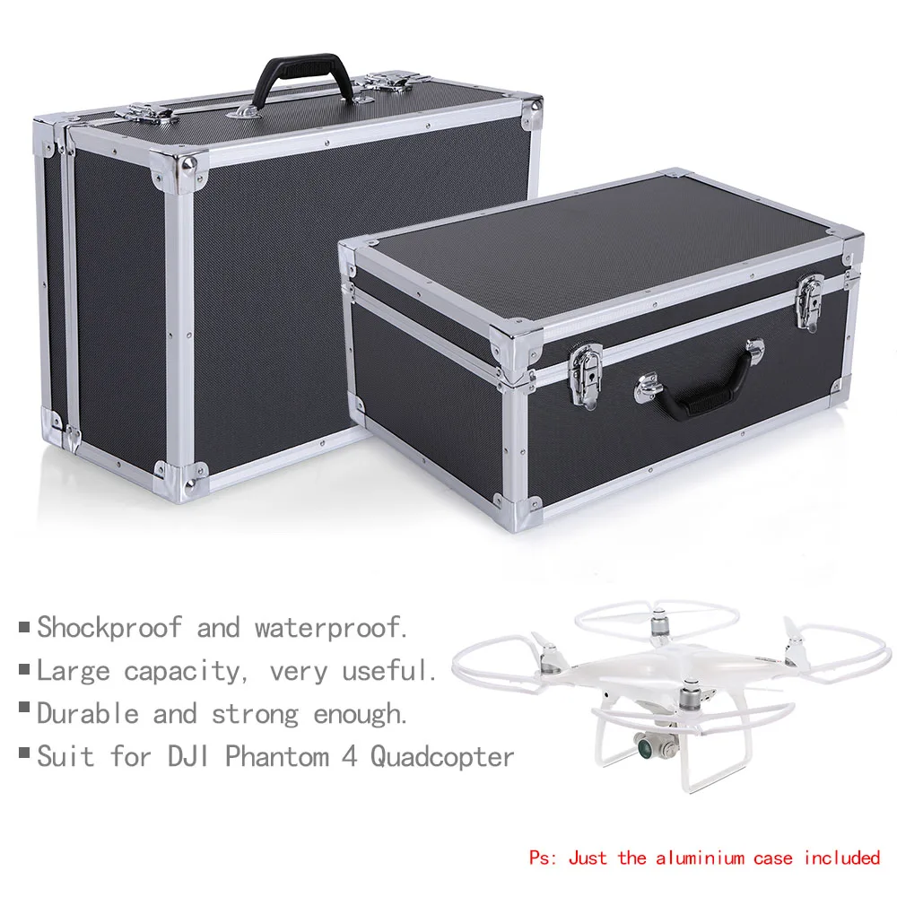 Outdoor Protective Aluminium Case Hard Shell Professional Carrying Case For DJI Phantom 4 Quadcopter