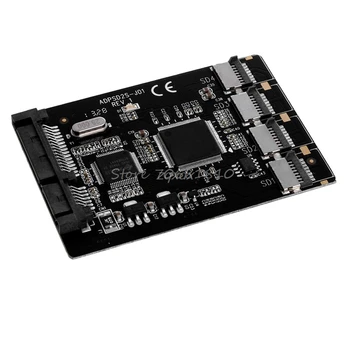 

SATA 2.5 Converter 4 Micro SD/TF Card to 22pin SATA RAID Adapter Quad TF Card Whosale&Dropship