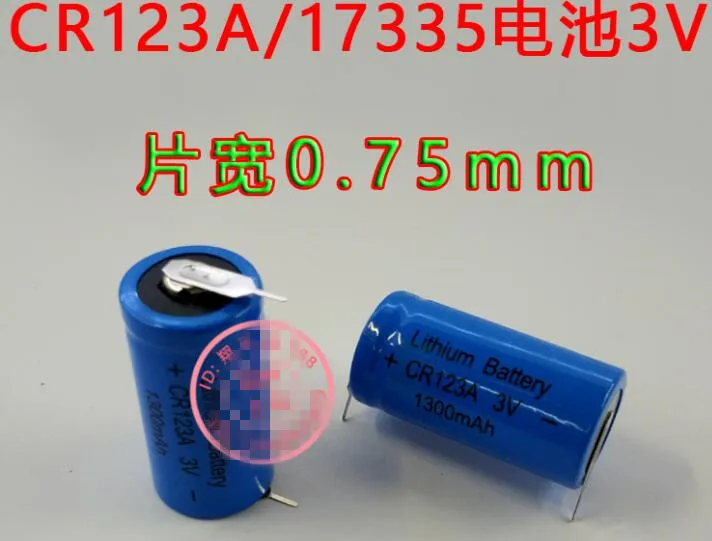 8PCS CR123A with Soldered Pin 3V 1300mAh Lithium Battery Disposable | Электроника
