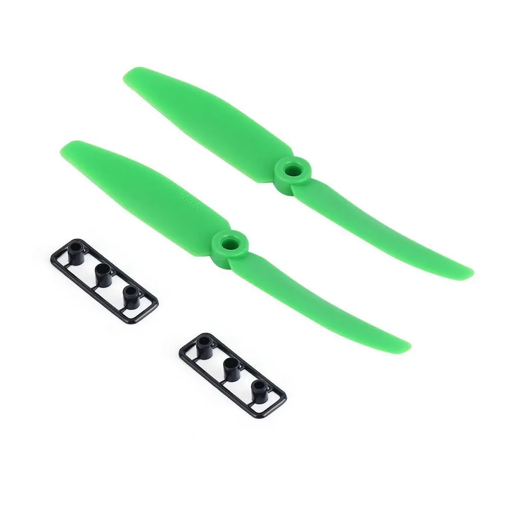 

2 pair 5.0x4.0 5040 Propellers ABS Props CW CCW Rotation for Multirotor QAV Green