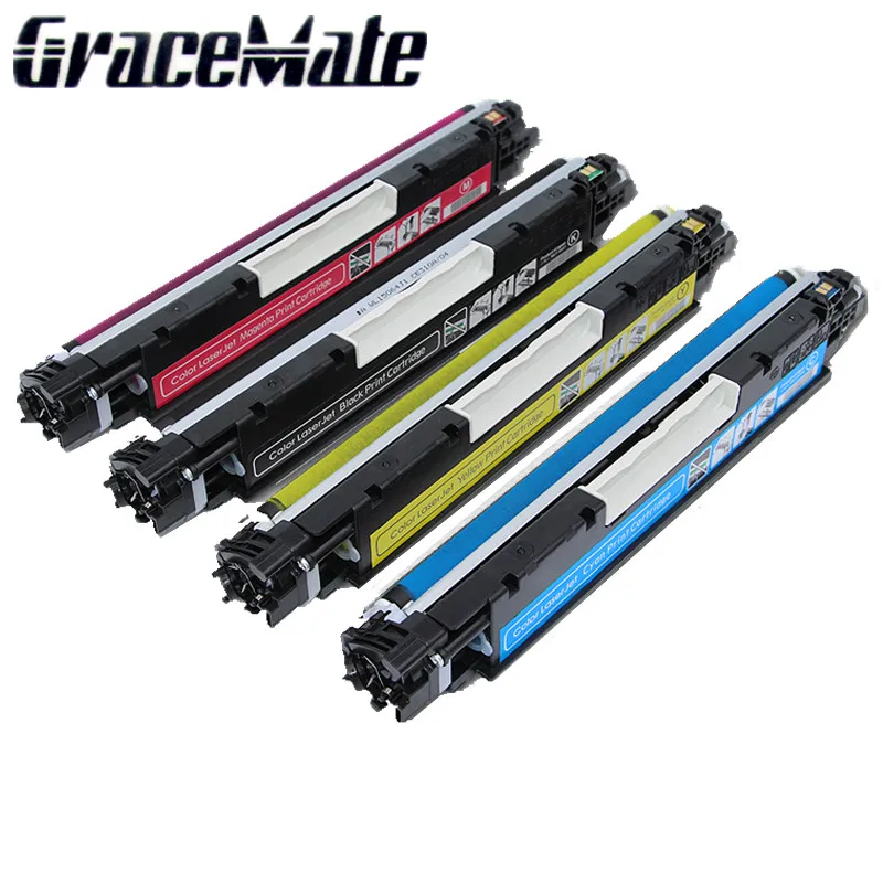 

1BK+1C+1M+1Y For HP CF350 CF351 CF352 CF353 Color Toner Cartridge For Color LaserJet Pro MFP M176n 177fw Free Shipping