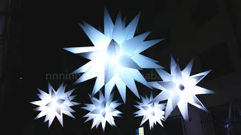

Free shipping diameter 1.5m Party/event/club decorative multi-color inflatable led star/led star