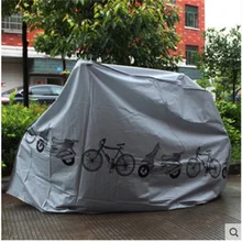 Большой размер 210*100 см MTB велосипед покрытие Пылезащитная и водонепроницаемая крышка скутера УФ-стойкая мотоциклетная Крышка серый