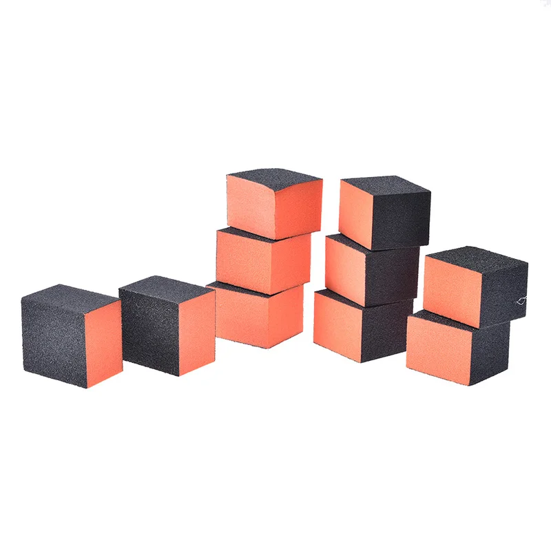 

10 Pcs/lot Nail Art Buffing Sanding Polish File Block Pedicure Buffing Manicure White Nail File Nail Polishing Cube Art Tips
