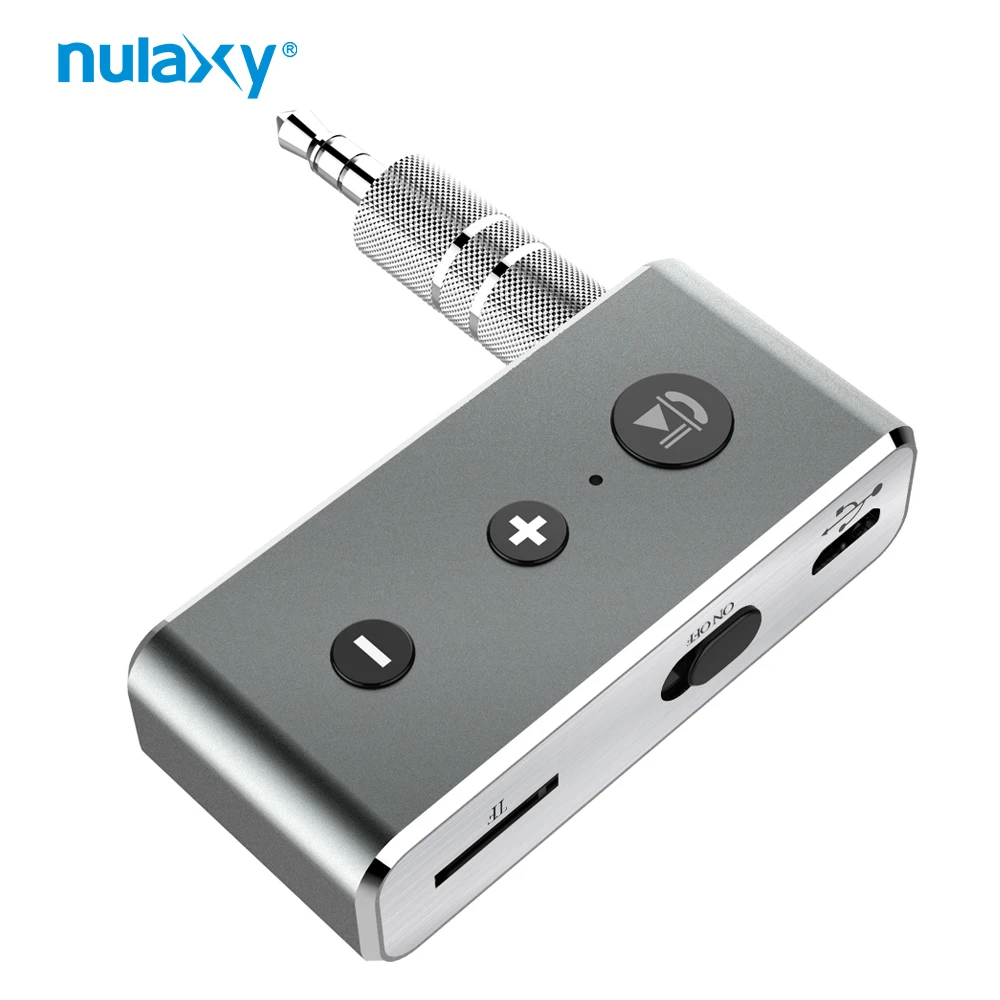 Nulaxy Bluetooth приемник Aux 3 5 мм беспроводной адаптер Hands free автомобильный аудио для