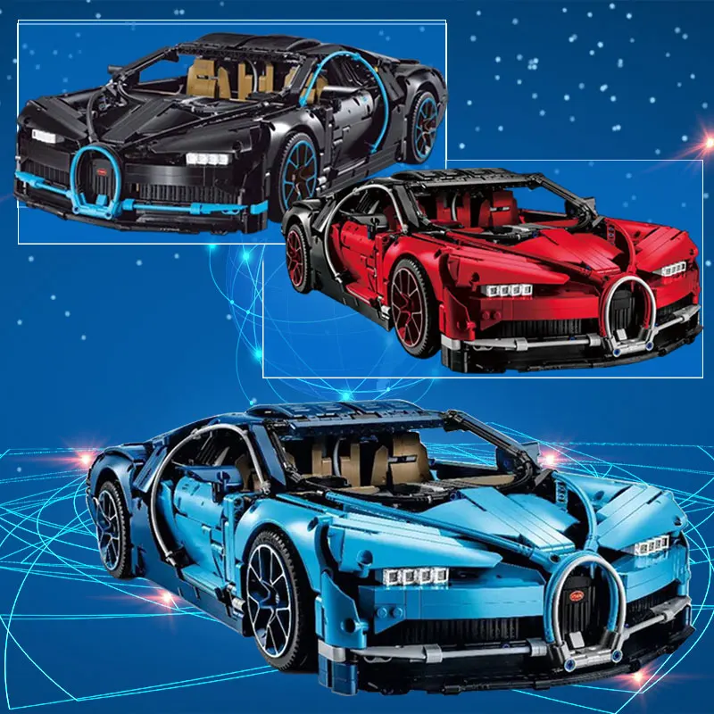 

Technic Figures Bugatti Chiron Racing Car Sets Compatible Legoing 42083 Model Building Kits Blocks Bricks Toys For Children Gift