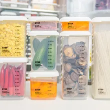 Высокое качество, пластиковые герметичные банки, кухонная коробка для хранения, прозрачная пищевая канистра, сохраняющая свежесть, прозрачный контейнер,# sw