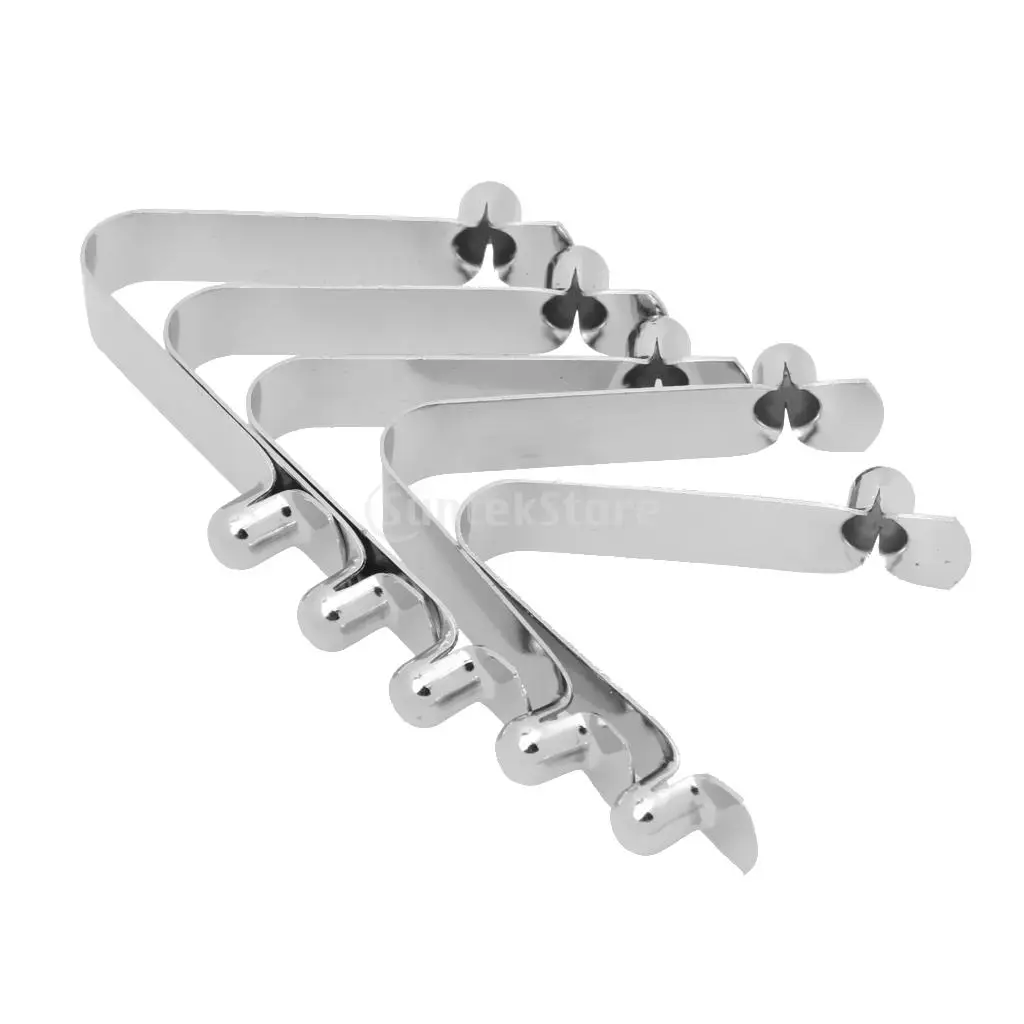 5x Steel Kayak Boat Paddle Push Button Tent Pole Clips Hollow Double Pins