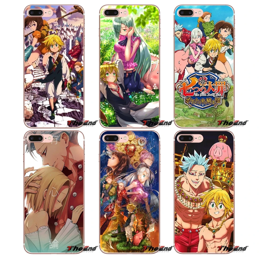 Чехол Nanatsu no Taizai Seven Deadly Sin для Sony Xperia Z Z1 Z2 Z3 Z5 compact M2 M4 M5 E3 T3 XA Aqua LG G4 G5 G3 G2 Mini |