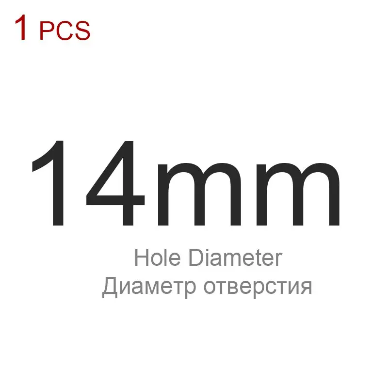 Кожаный дырокол-Круглый стальной кожаный дырокол 1 мм до 40 мм для металла, прокладки, кожи, пластика, резины и т. Д - Цвет: 14mm 1pcs
