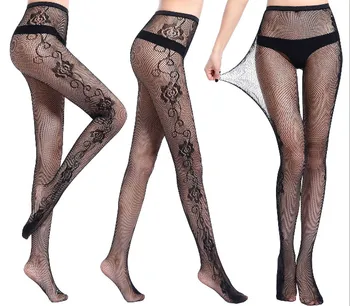 

1Pair Women's Sexy Fish Net Stockings Pantyhose Stocking Sheer Lace Top Thigh High Stockings Nets Nightclubs For Women Female
