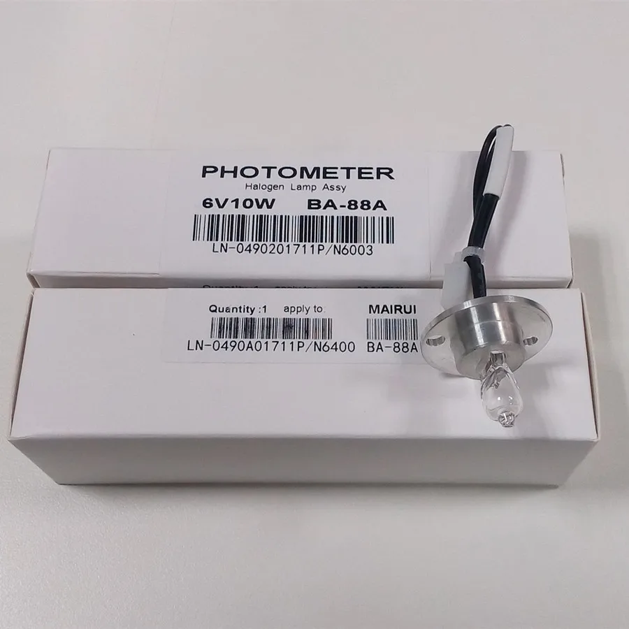 

87018-A For MIndray BA-88A BA-90 6V 10W Halogen Lamp Semi-auto Biochemistry Analyzer,BA88A Bulb