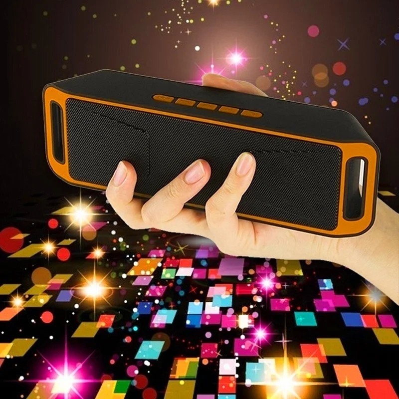 Portable outdoor Bluetooth Speakers Newest V3.0 Hifi Wireless Bass Bluetooth Stereo Speaker TF USB Flash FM Radio