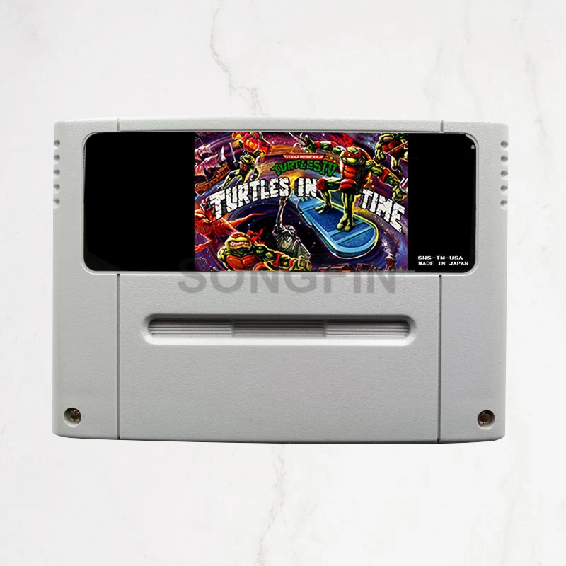 

Turtles IV Turtle in the Time 16 bit Game Cartridge for PAL Game Console