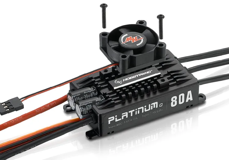 Hobbywing Platinum Pro V4 120A/80A 3-6S Lipo BEC пустая форма бесщеточный ESC для радиоуправляемого дрона квадрокоптера вертолета F17830/31 - Цвет: 80A