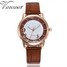 vansvar font b Women s b font Casual Quartz Leather Band Newv Strap font b Watch