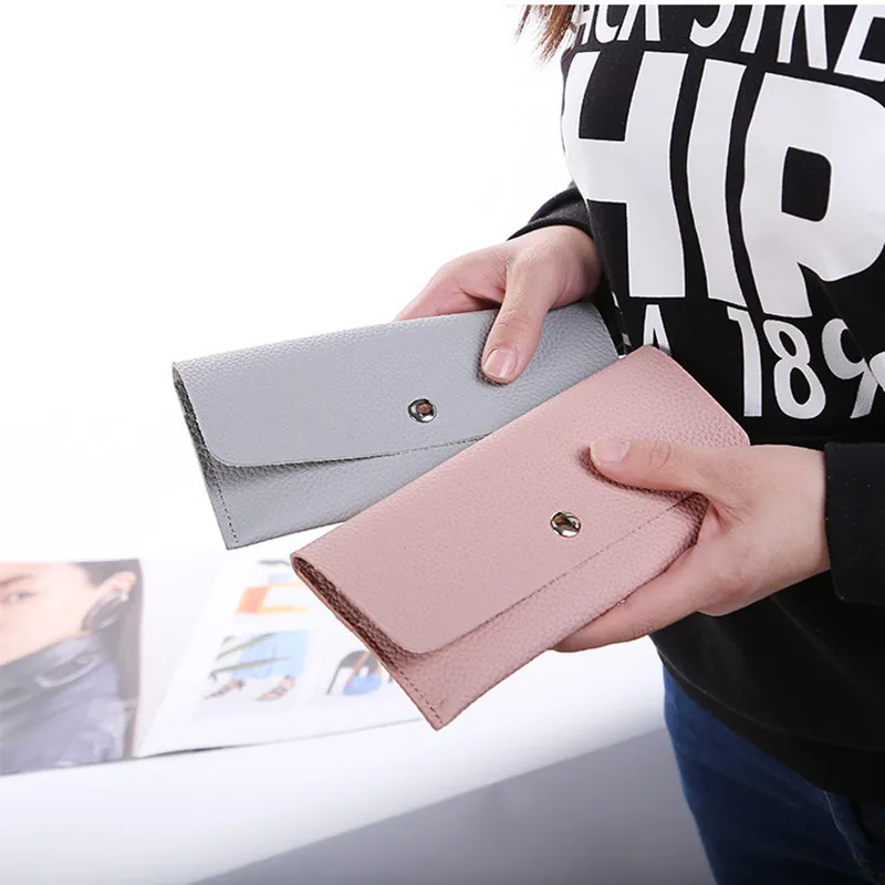 Модный женский длинный кошелек XZXBBAG из искусственной кожи держатель для