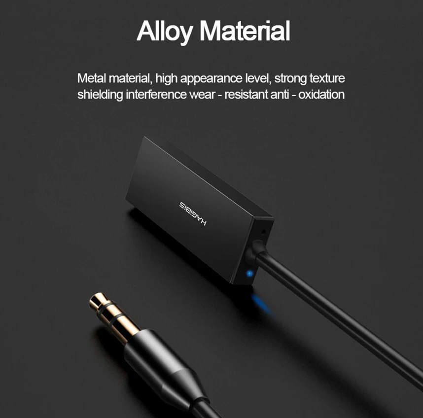 Bluetooth ресивер hagils 5 0 адаптер AUX аудио 3 мм стереозвук беспроводной передатчик для