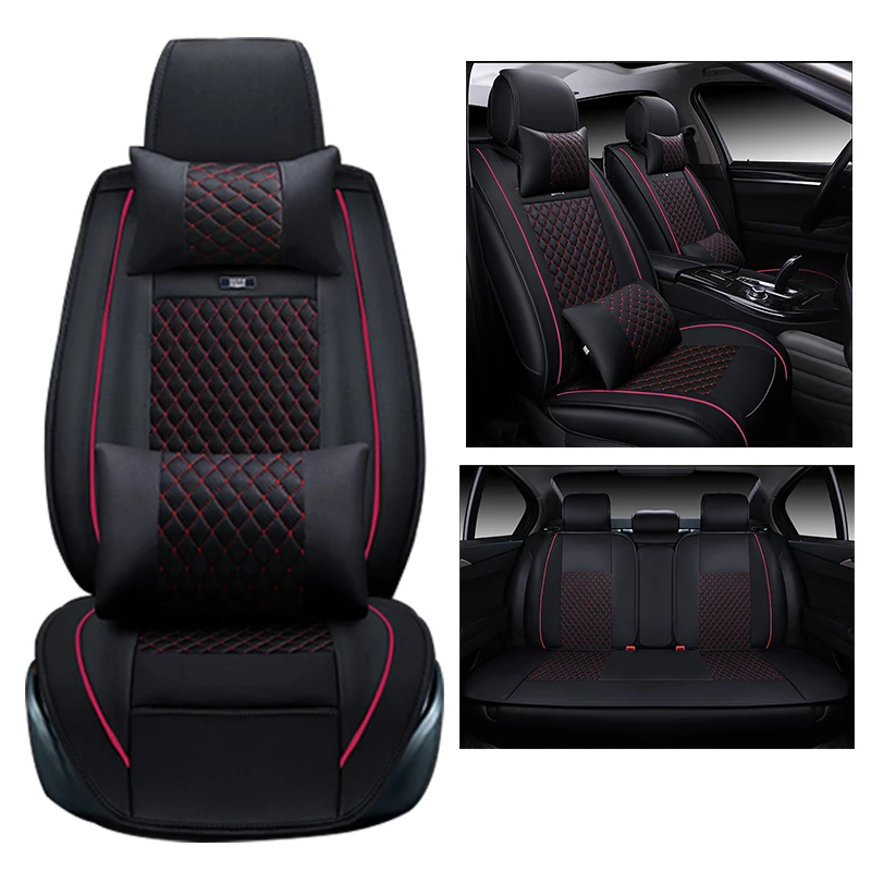 Best Special Leather car seat covers For BMW All Models E30 34 36 39 46 60 90 f10 f30 x3 x5 x6 car black gray red blue ACCESSORIES