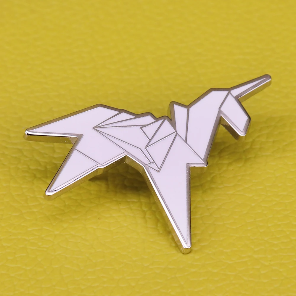 Клинок бегун оригами; Единорог брошь абстрактное искусство значок милые кинофанаты булавки Единорог Подарочная лошадь