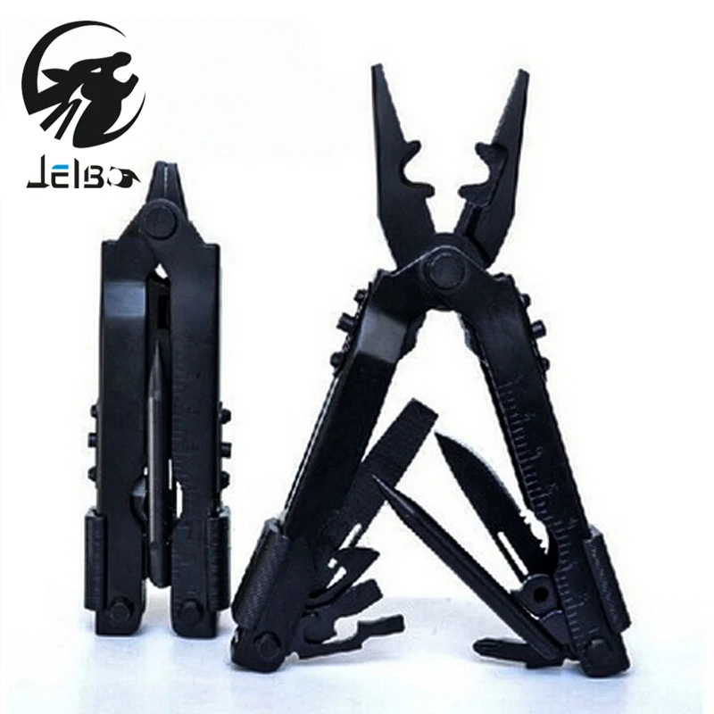 

Jelbo Multitool Hand Tools Pliers Outdoor Portable Screwdriver Pliers Survival Multi Tool Plier Pocket Carabiner Tools