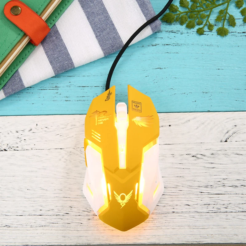Игровая мышь Mercy 2400 точек/дюйм USB Проводная 6 кнопок геймерская эргономичная