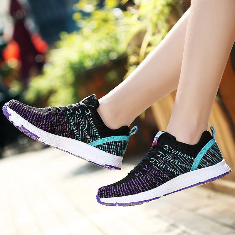 SKYAXMOTO/женские кроссовки; дышащая амортизация; женская обувь для бега; дышащая волнистая спортивная обувь для бега; прогулочная женская обувь