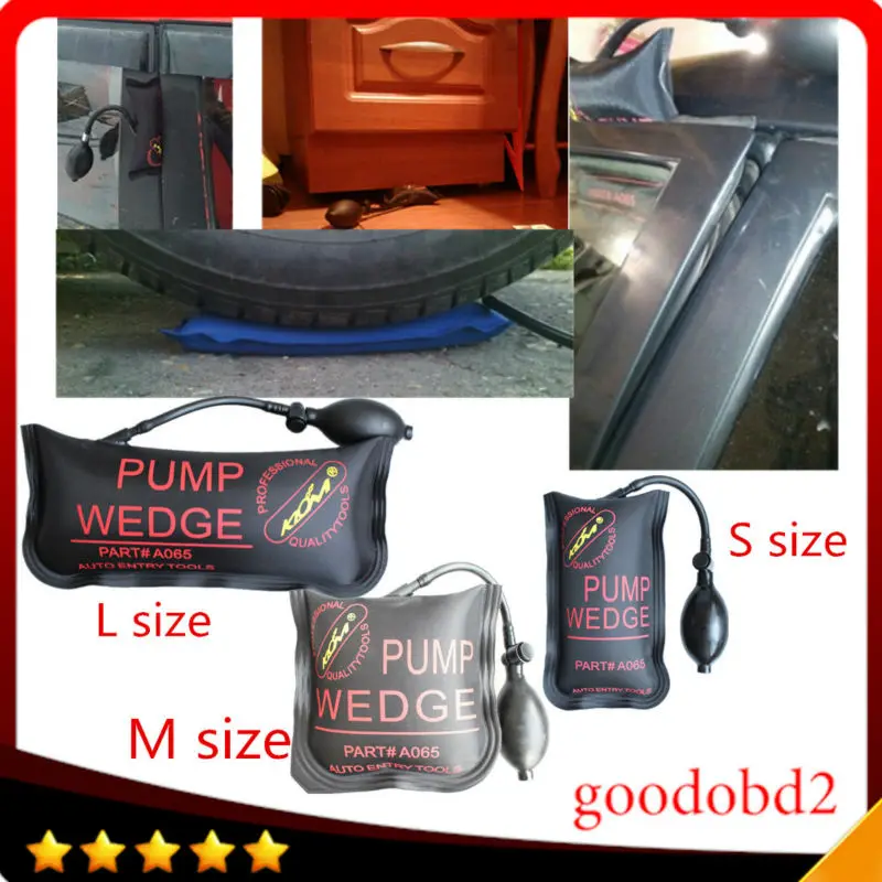 Prix pour 100% KLOM Petit/Moyen/Grand taille air wedge pompe de cale Gonflable ouvrent la Porte de voiture 3 pcs/lot Airbag Serrure Pick Set Voiture Ouverte porte Prix pour 100% KLOM Petit/Moyen/Grand taille air wedge pompe de cale Gonflable ouvrent la Porte de voiture 3 pcs/lot Airbag Serrure Pick Set Voiture Ouverte porte
