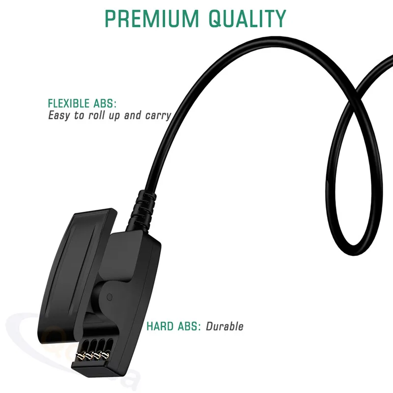 Usb кабель с зажимом для часов Garmin Forerunner235 645 735 35 Vivimove HR аксессуары смарт