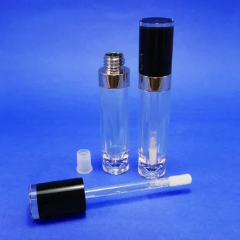 

10 PCS Empty Clear Lip Gloss Concealer Container Tube Case With Wand & Doe-foot 5.5 gr (C350-C)