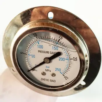 

Shanghai Zhengbao YN60ZT 0-25MPa with axial edge seismic / oil / earthquake / shockproof pressure gauge