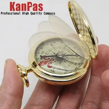 Высококачественный металлический Карманный компас с автоматически открывающейся крышкой