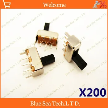 

Sample,200 pcs SS12F44G7 slide switch/toggle switch,3 Pin 7mm Miniature slide switches