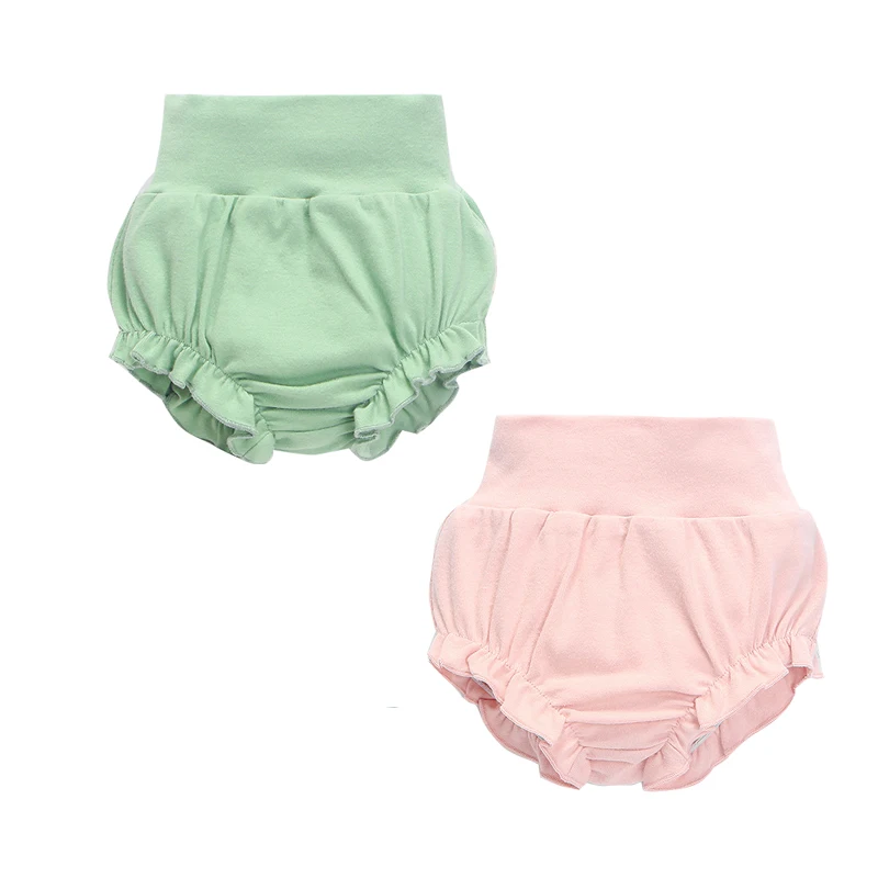 Mother nest 2018 Summer Children Baby Girl Shorts Infant PP Panties Toddler Solid Cotton Newborn Kid Bloomer Briefs Diaper Cover (8)