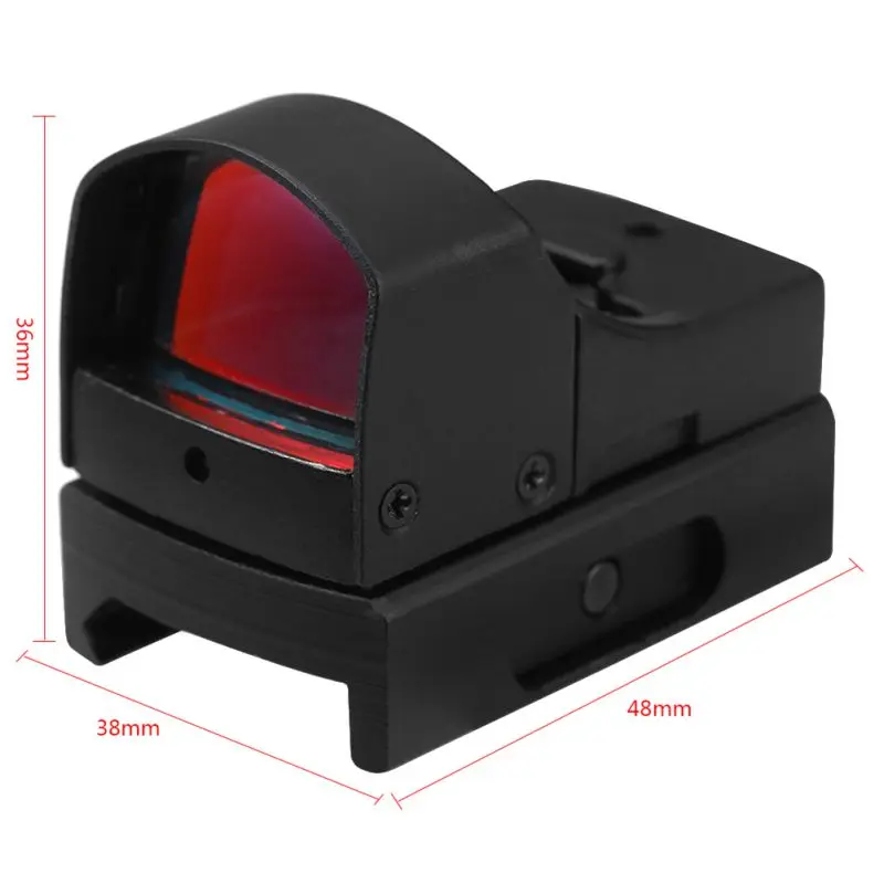 

Lens 22mm Adjustable Laser Rifle Scope Optics for Hunting Brightness Tactical Riflescope Mini Sight Light Red Dot Scope