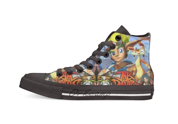 

Jak Daxter Promo Poster Novelty Design Casual Canvas Shoes Custom shoes Drop Shipping