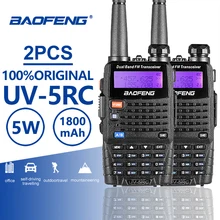 2pcs Baofeng UV-5RC Handheld Walkie Talkie Baofeng UV 5R Upgraded Radio Amador Portable Walky Talky Professional Ham Radio UV5R 2pcs Baofeng UV-5RC Handheld Walkie Talkie Baofeng UV 5R Upgraded Radio Amador Portable Walky Talky Professional Ham Radio UV5R