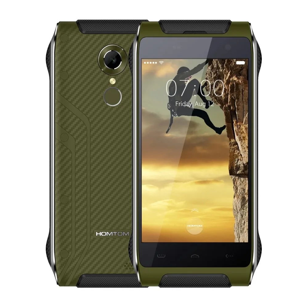4G Homtom HT20 IP68 Waterproof Shockproof Phone Fingerprint 3500mah 4 7 MTK6737 Quad Core Android 6